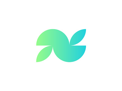 N Leaf Logo bio brand branding design eco health icon identity leaf lettermark logo logo design minimal minimalist n n logo natural plant simple symbol