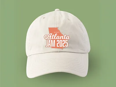 Atlanta Jam Hat Design brand identity branding design graphic design logo logo design merch merchandise design vector