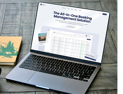 SaaS Website Design (Booking Management) booking landing page booking management dashboard design design ui ux landing page design landing page ui ux product design product website design saas website design web template website mockup design website template design website ui ux
