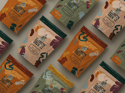 Blossom Brew Packaging Design brand identity brand system branding design graphic design illustration logo packaging design typography vector