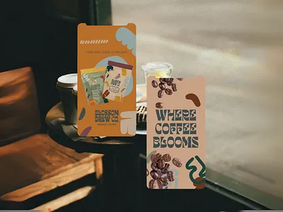 Blossom Brew Social Templates branding coffee branding design graphic design illustration logo social media social media templates typography vector