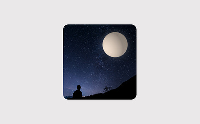 Moon 3d graphic design illustration image editing photoshop