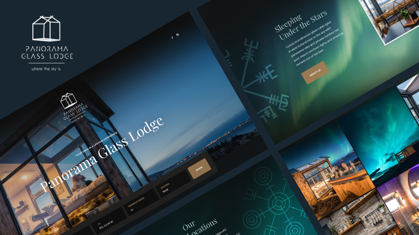 Panorama Glass Lodge booking dark hospitality iceland lodge travel