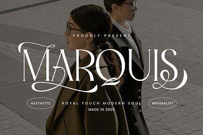 Marquis – Elegant Modern Serif aesthetic branding design display elegant fashion graphic design iu layouts logo luxury brand magazine minimalist modern modern serif serif typography website
