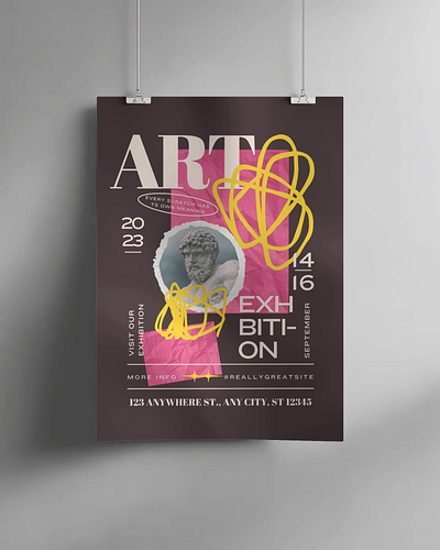 Free Poster Mockup from Mockey 3d animation branding graphic design logo mockup motion graphics poster poster mockup ui