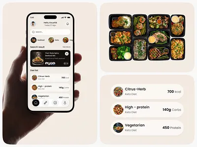 Fitness & Meal Tracker App fitness fitness app fitness app design fitness trainer app fitness ui health healthcare mobile app mobile ui nutrition nutrition app sport workout app