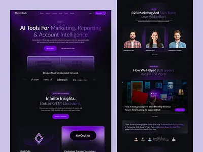 AI Landing Page UI Design ai ai landing ai landing page ai landing page dark ai landing page design ai landing page ui modern landing page ui ui design uidesign uiux ux design web design
