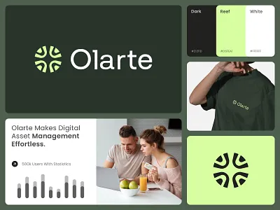 Olarte - Logo & brand identity abstract logo bitcoin blockchain brand design brand identity branding creative logo crypto finance identity designer lettermark logo logo design monogram rebranding sales logo symbol tech logo trading typography