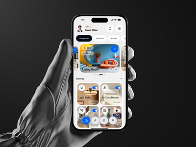 🏠 HomeSphere – Smart Living App android app app design app ui designer home app home control app ios ios app design iot app mobile mobile app design mobile design modern minimal popular smart home smart technology ui ux design