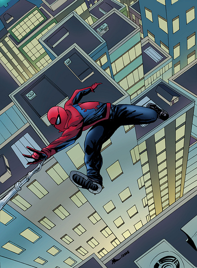 Last Stand Spiderman artist artwork book cover character illustration characters comic artist comic book comic cover comic style cover art cover design cover layout drawing editorial heroes illustration publishers sketch super hero wallpaper