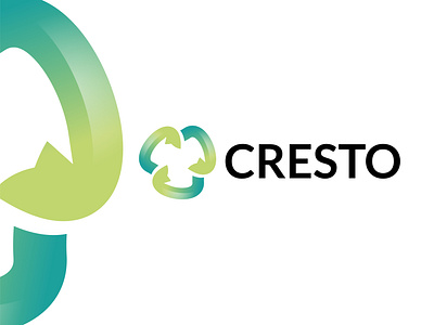 CRESTO business, agency, media, tech, crypto Logo Design abc agency branding c cc crypto golden ratio logo gradient logo letter logo logo logo collection logo inspiration logobranda logotype media monogram logo saas tech typeface typography logo