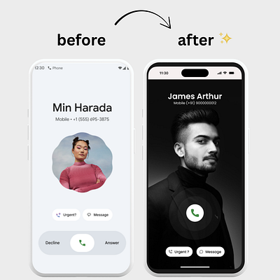 Google Dialer UI Redesign - Phone App google redesign ui uiux