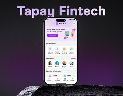 Tapay Fintech App branding digital banking finance finance app finance ui fintech fintech app fintech design interaction design interface mobile app payments app ui design ux design