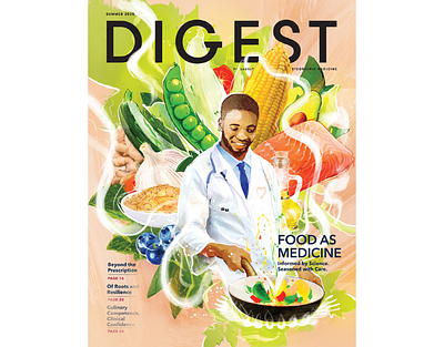 Cooking with Care X Danny Allison cover dietary dynamic food magazine medicine vibrant