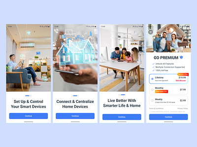 Tuya Smart Light - Onboarding & Direct Store app design graphic design illustration ui ux