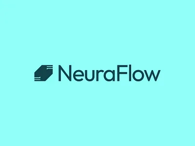 NeuraFlow an Ai Automation Brand ai ai logo automation branding corporate identity design graphic design logo logomark logotype nf logo