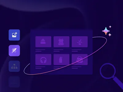 Transforming eCommerce with AI ai artshare creative design ecommerce flat illustration illustrator ui
