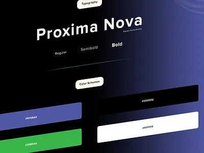 UI Style adobe fonts banner brand branding color schemes colors code graphic design icon set icons designer illustration illustrator ai photoshop psd print designer proxima nova senior designer typeface typo typography typography ui style guide ui ux ui ux designer