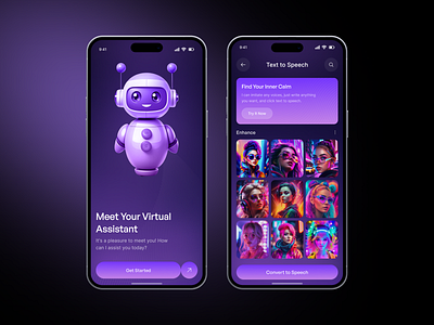 AI Chatbot Mobile App ai ai assistant ai chat generator app design best app design chat ui chatbot chatbot ui chatgpt login machine learning mobile app mobile ui ui user