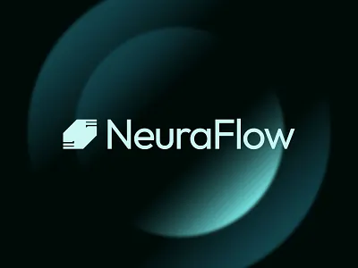 NeuraFlow Ai Automation Brand Identity ai automation logo ai logo brand identity corporate identity graphic design logo logomark logotype sans serif logo