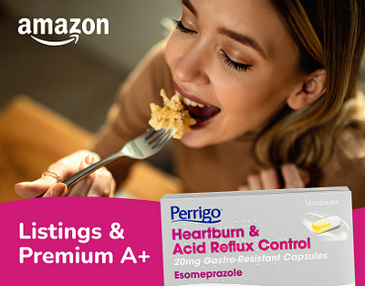 Perrigo Esomeprazole - Amazon Listing Images & EBC amazon amazon a content amazon ebc amazon product graphic design