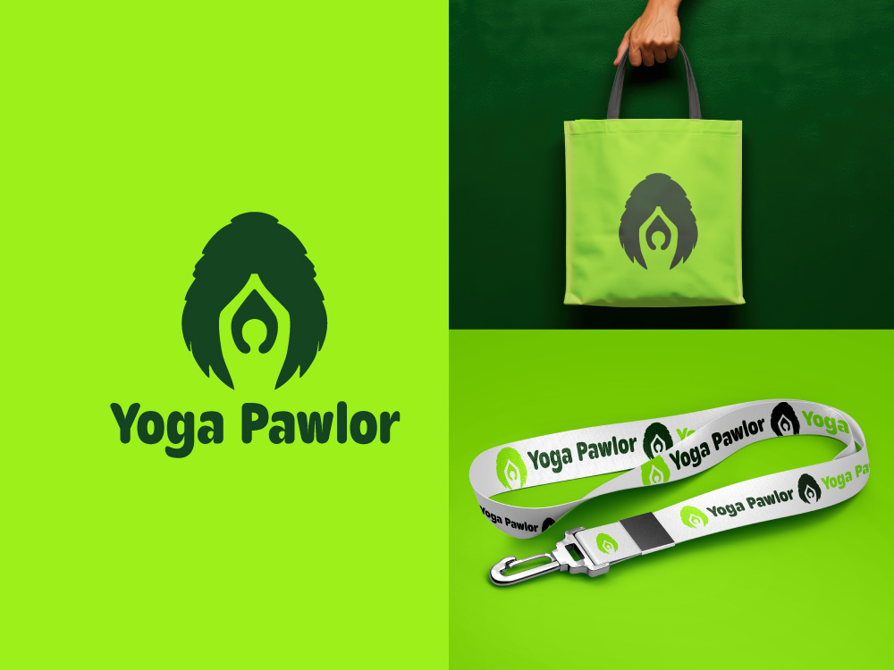 Yoga Pawlor - Logo Design branding logo logo design minimal logo