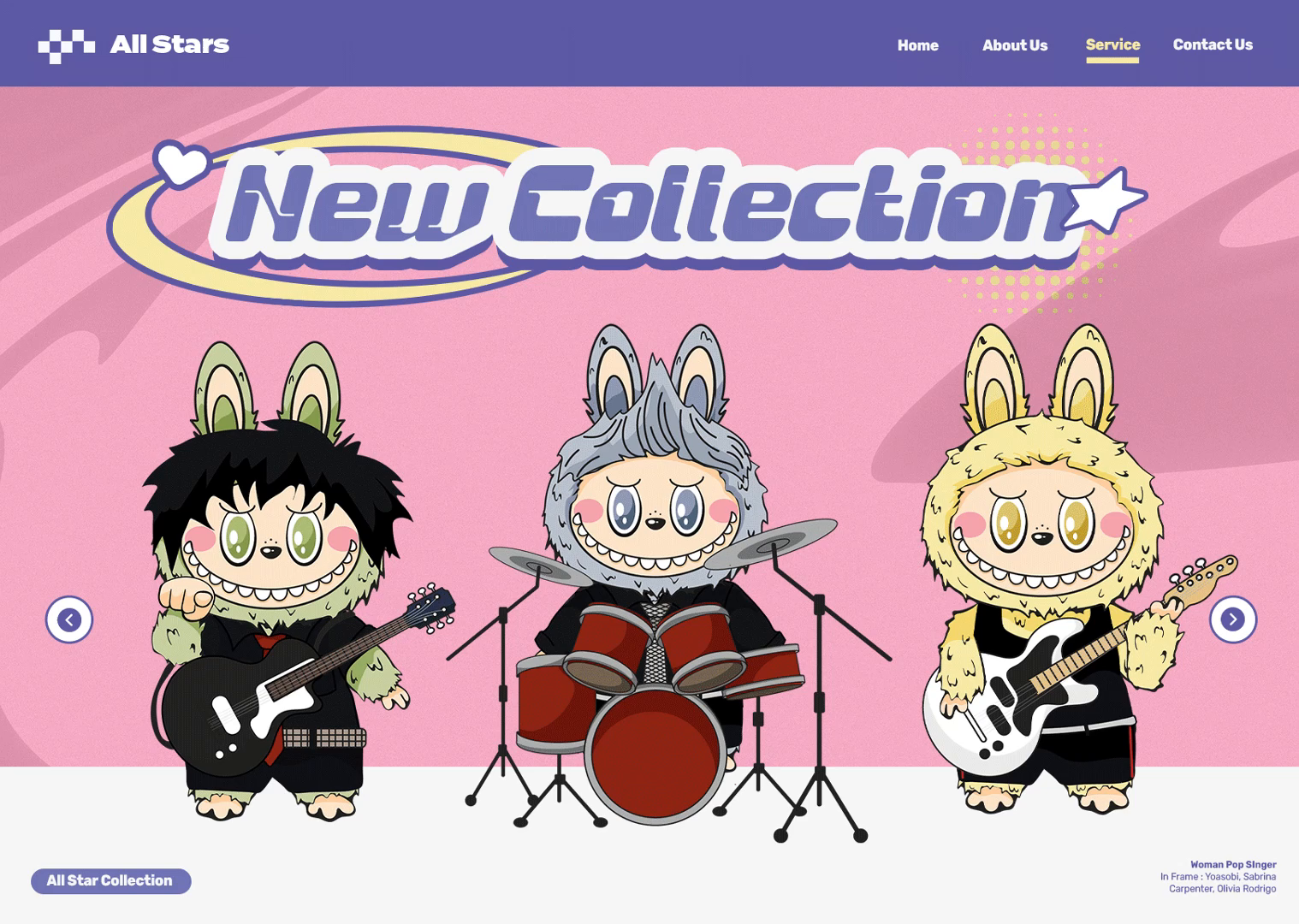 Example of Labubu All Stars  Character Illustration