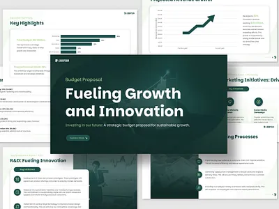 Budget Proposal Presentation Template deck