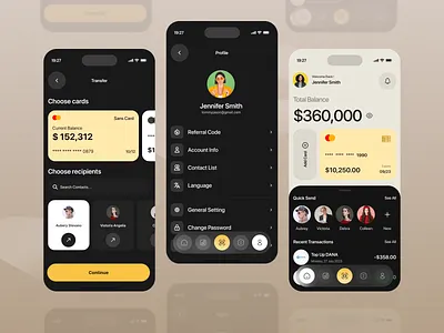 Finance mobile application ui design application banking blockchain clean ui crypto app cryptocurrency design digital wallet exchange finance finance ui fintech mobile app mobile ui modern ui payments ui ui designer ux wallet ui