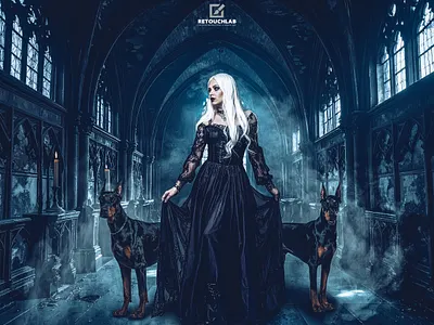 Gothic Women - Retouchlab.net creative art creative retoucher creative retouching digital art digital artist gothic gothic art graphic design key art photo editing photomanipulation poster design poster designer retouch retoucher retouching retouchlab women
