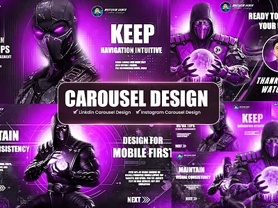 Carousel Design | Linkedin | Instagram branding carousel design graphic design logo ui