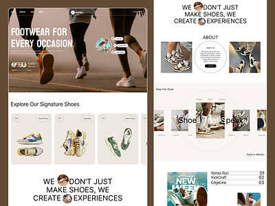Shoes Ecommerce Website e commerce website ecommerce ecommerce website fashion landing page modern ui product page shoes shop sneaker sneaker store streetwear ui ui design uiux web interface webdesign website design