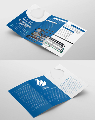 Die Cut Z-Fold Flyer Design branding graphic design logo