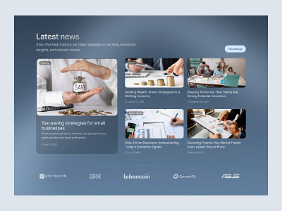 Blogs section design for client project articles blogs business clean design graphic design landing page minimal modern ui uiux ux web web design website website design