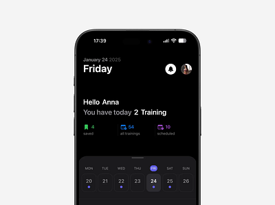 Unofit app - Small update, big vibe animation app design illustration ui ux