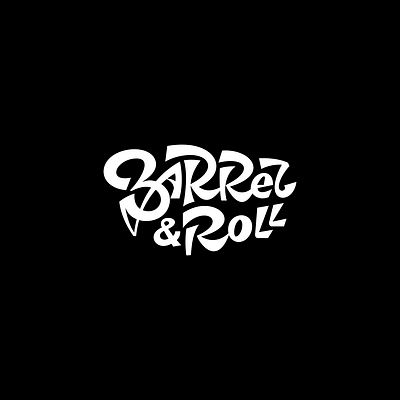 Barrel & Roll barber barbering barbershop belcdesign branding designlogo lettering letters logodesign logotype patrykbelc typography