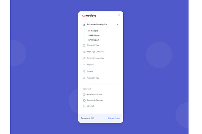 Menu hamburger menu