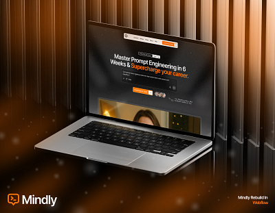 Mindly Framer Template Rebuild In Webflow 3d ai branding design figma framer graphic design illustration landing page logo prompt ui uiux ux web design web development webflow website website design wordpress