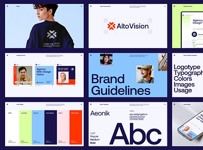 Alto Vision - Branding branding logo ui