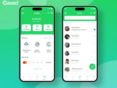 Caved – A Modern Chat App with Intuitive UI/UX app design app developers app development company mobile app development