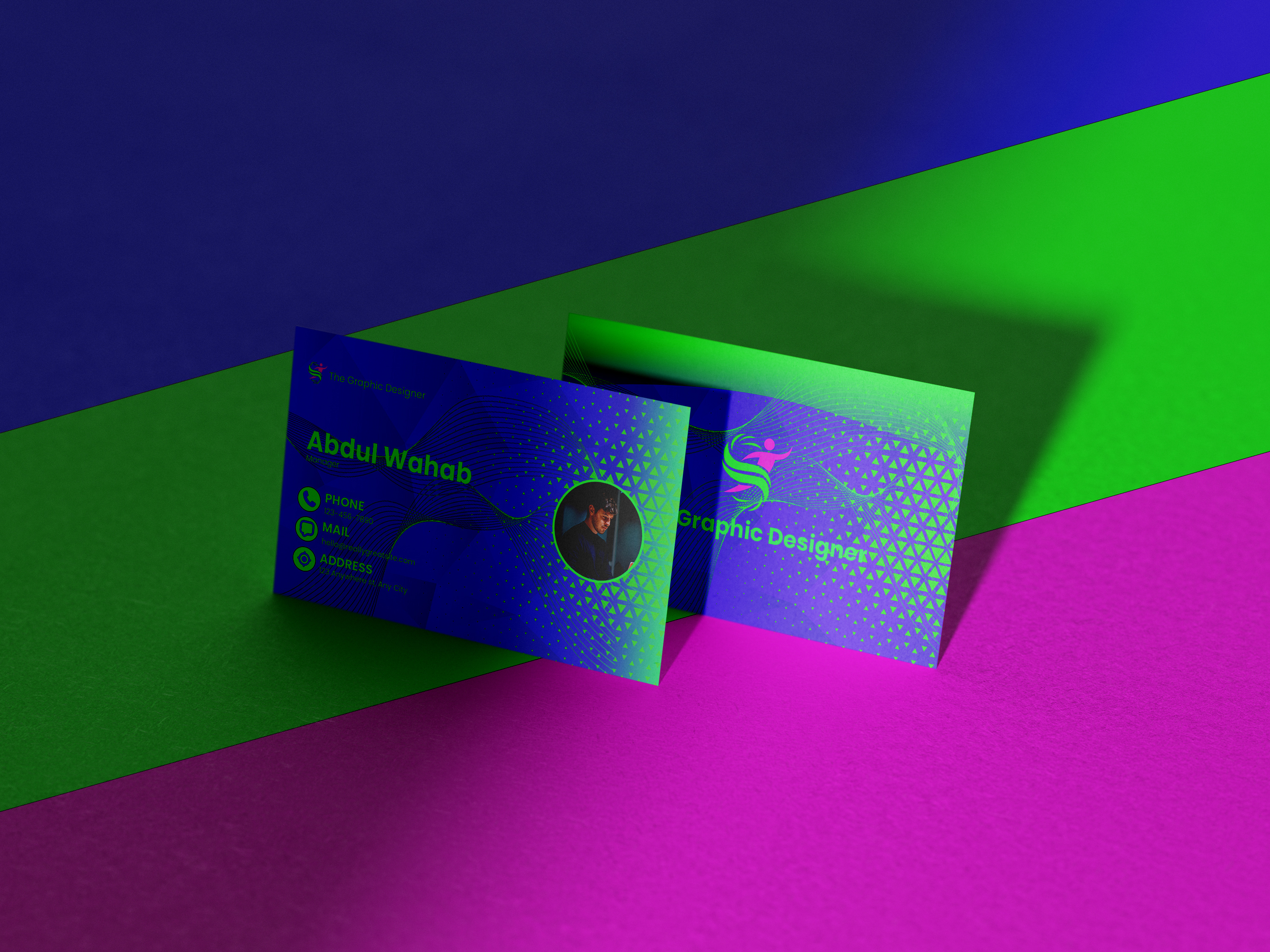 Modern & Minimalist Business Card Design 3d advertising beauty salon branding design designer flyer graphic design illustration template