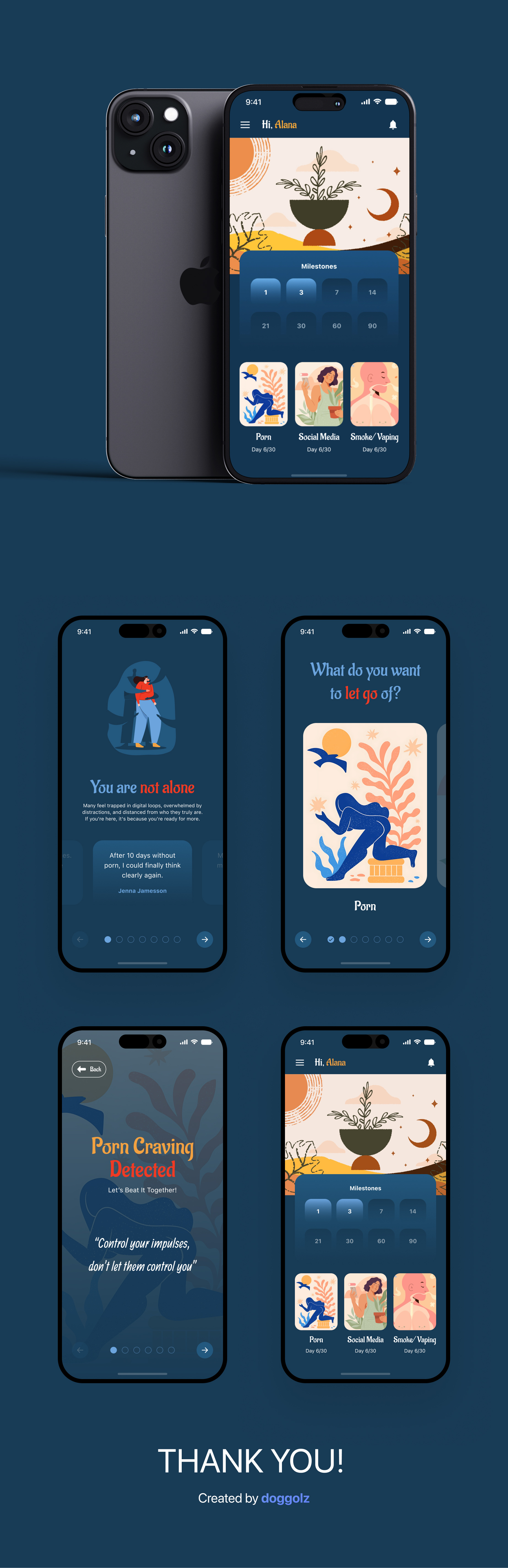 UnloopNow App android app design design figma ios mobile app ui ui design uxui design