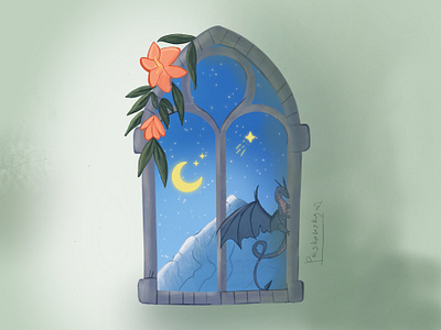 Dragon Fantasy – Book Digital Illustration graphic design illustration procreate