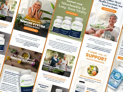 Ecommerce Email Marketing Design for Suplements Brand branding design email email design email marketing newsletter newsletter design