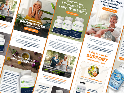 Ecommerce Email Marketing Design for Suplements Brand branding design email email design email marketing newsletter newsletter design