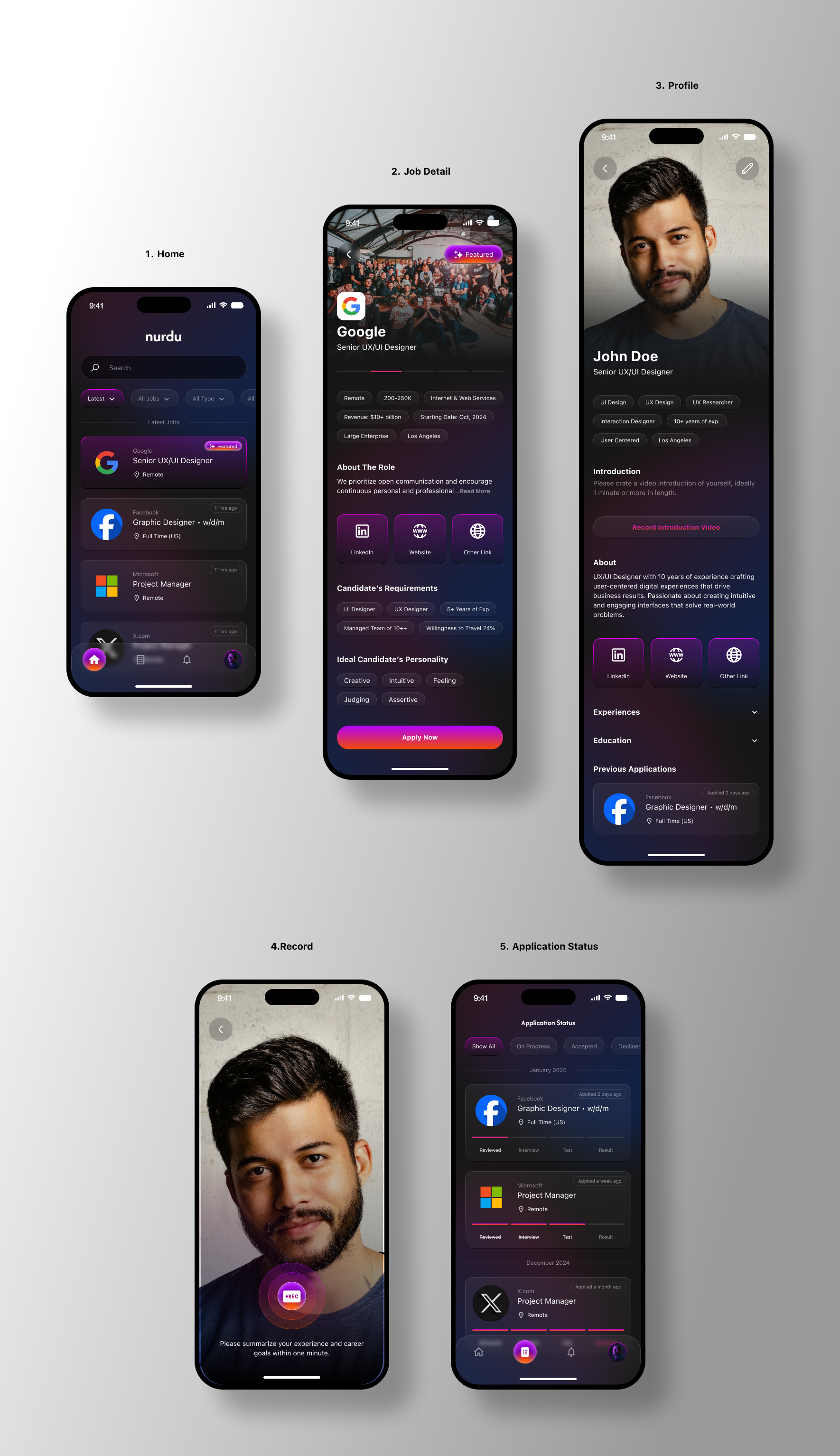 Nurdu App android app design design figma ios mobile app ui ui design uxui design