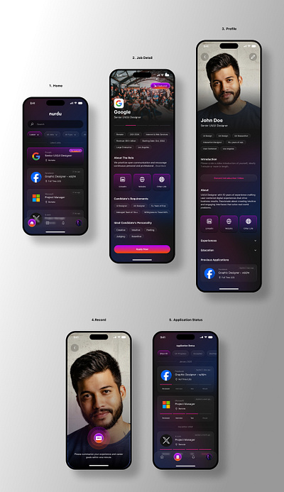 Nurdu App android app design design figma ios mobile app ui ui design uxui design