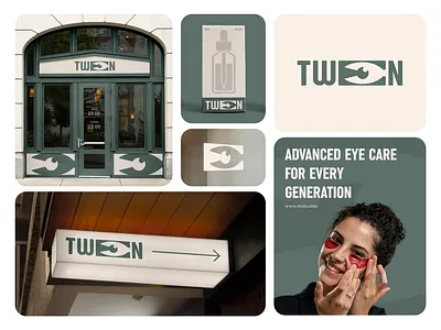 Twen - Eyecare Branding brand design brand identity branding branding logo brands clinic clinic branding clinic logo design eye clinic eyecare graphic design health health logo healthcare logo logo design logotype medical visual identity