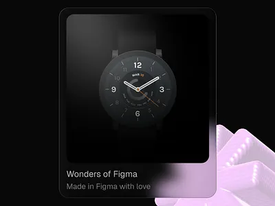 Watch design. Made in figma