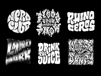 Funky letterings funky graphic design handdrawn lettering merch merchendaise procreate psychedelic texture typography vintagedesign
